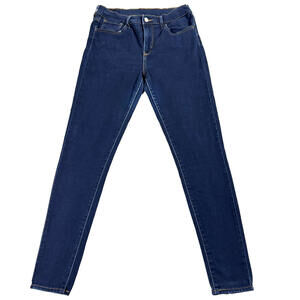 Levi's Jeans Womens W28 L30 Dark Wash Skinny Denim Stretch Streetwear VintageXXX